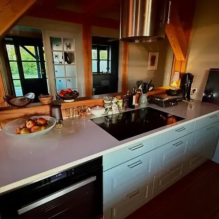 Log House With Views Of Sea Fjord And Semesterbostad *